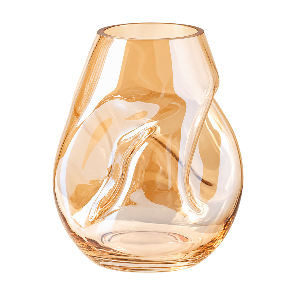 Decorative Irregular Glass Flower Vase