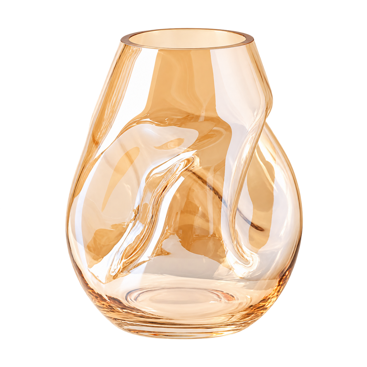 Decorative Irregular Glass Flower Vase