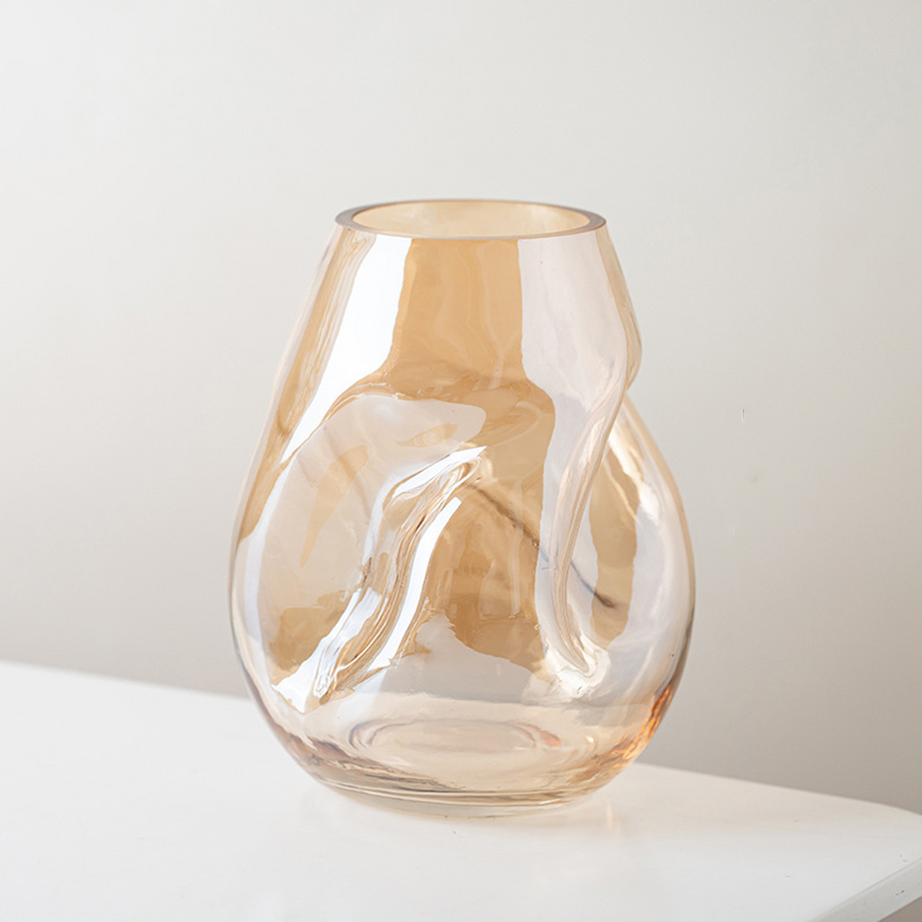 Decorative Irregular Glass Flower Vase