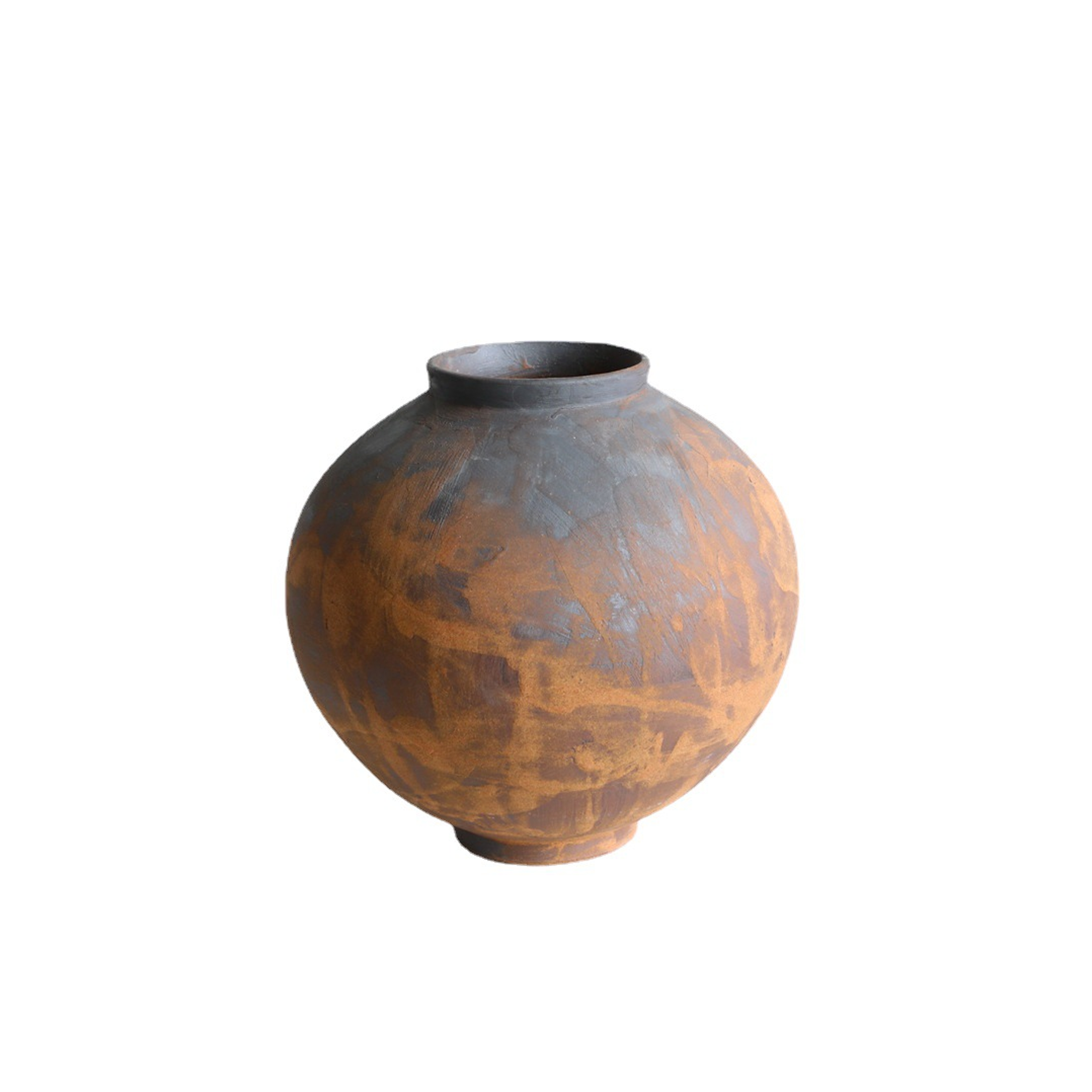 Wabi-Sabi Style Round Ceramic Flower Vase
