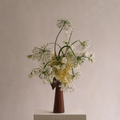 Decorative Tall Glass Vase for Floral Arrangements